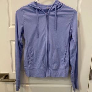 2/$18 Uniqlo Purple UV Zip Up Hoodie Size S